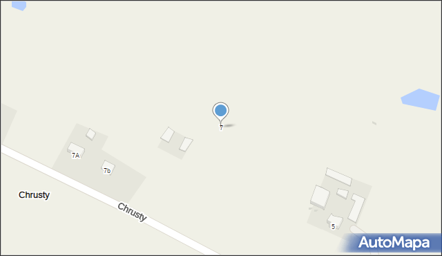 Chrusty, Chrusty, 7, mapa Chrusty