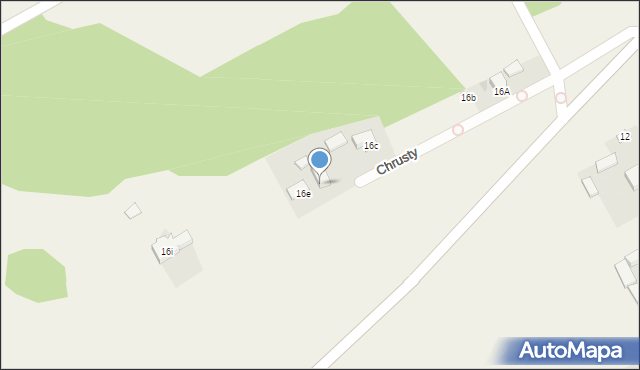 Chrusty, Chrusty, 16d, mapa Chrusty