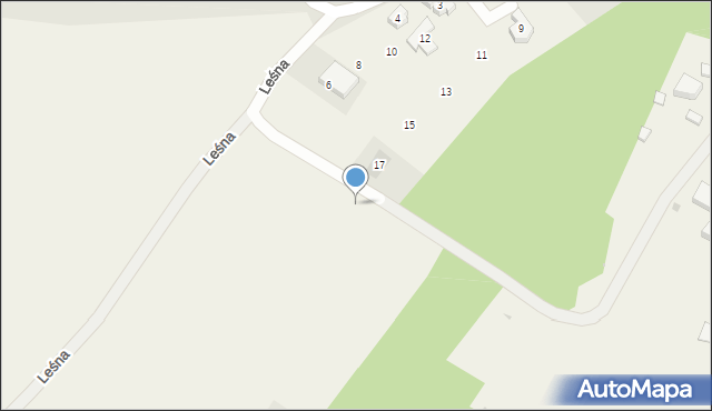 Chrusty, Chrusty, 1e, mapa Chrusty