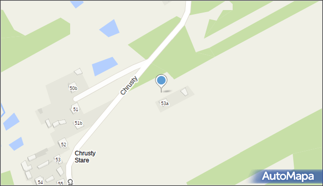 Chrusty, Chrusty, 52a, mapa Chrusty