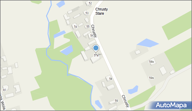 Chrusty, Chrusty, 57a, mapa Chrusty