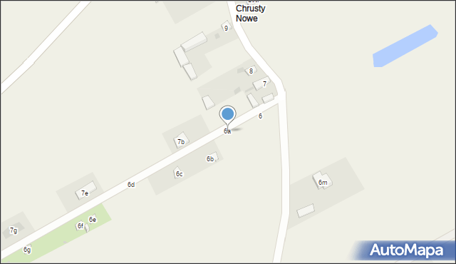 Chrusty, Chrusty, 6a, mapa Chrusty