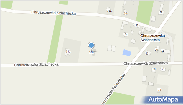 Chruszczewka Szlachecka, Chruszczewka Szlachecka, 34b, mapa Chruszczewka Szlachecka