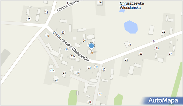Chruszczewka Włościańska, Chruszczewka Włościańska, 18, mapa Chruszczewka Włościańska