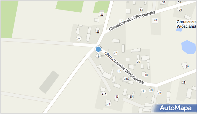 Chruszczewka Włościańska, Chruszczewka Włościańska, 39, mapa Chruszczewka Włościańska