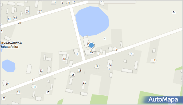 Chruszczewka Włościańska, Chruszczewka Włościańska, 6a, mapa Chruszczewka Włościańska