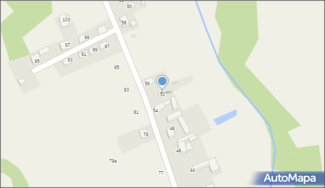 Chruszczobród-Piaski, Chruszczobród-Piaski, 52, mapa Chruszczobród-Piaski