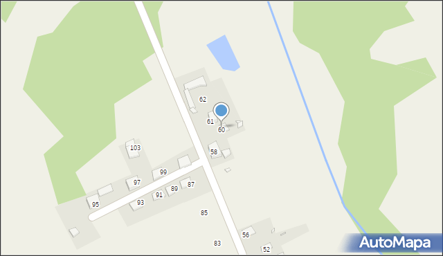 Chruszczobród-Piaski, Chruszczobród-Piaski, 60a, mapa Chruszczobród-Piaski