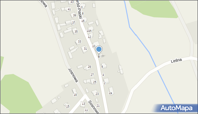 Chruszczobród-Piaski, Chruszczobród-Piaski, 8, mapa Chruszczobród-Piaski