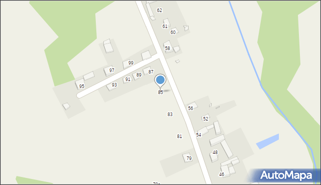 Chruszczobród-Piaski, Chruszczobród-Piaski, 85, mapa Chruszczobród-Piaski