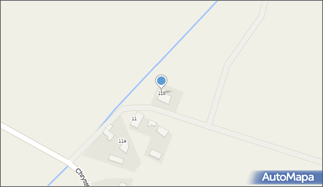 Chrystkowo, Chrystkowo, 11b, mapa Chrystkowo