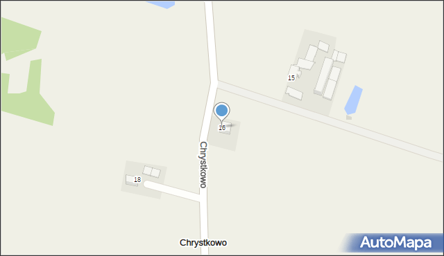 Chrystkowo, Chrystkowo, 16, mapa Chrystkowo