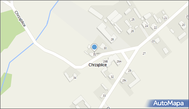 Chrząblice, Chrząblice, 31, mapa Chrząblice