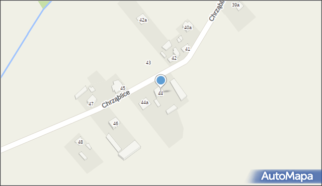 Chrząblice, Chrząblice, 44, mapa Chrząblice