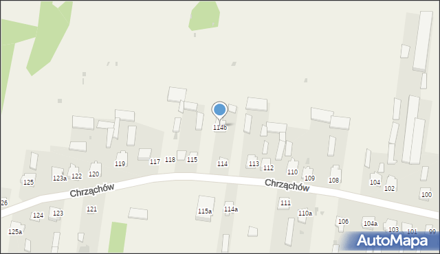 Chrząchów, Chrząchów, 114b, mapa Chrząchów