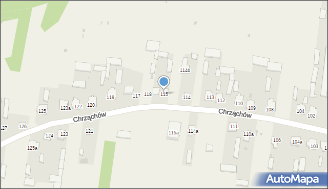 Chrząchów, Chrząchów, 115, mapa Chrząchów