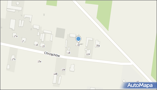 Chrząchów, Chrząchów, 12, mapa Chrząchów