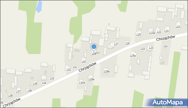 Chrząchów, Chrząchów, 129, mapa Chrząchów
