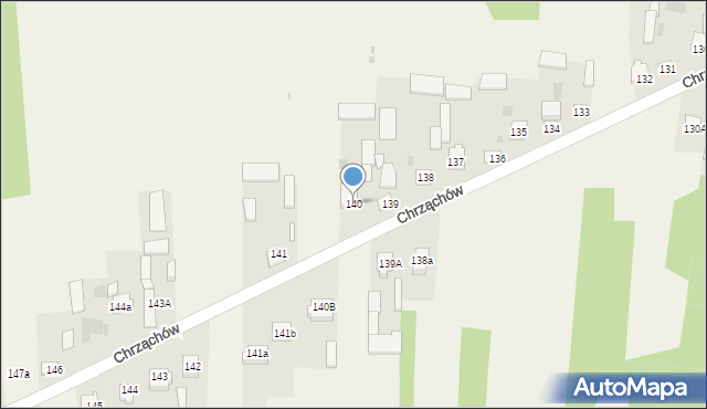 Chrząchów, Chrząchów, 140, mapa Chrząchów