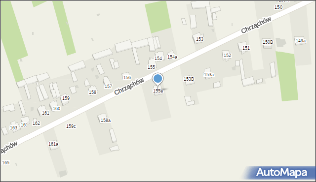 Chrząchów, Chrząchów, 155a, mapa Chrząchów