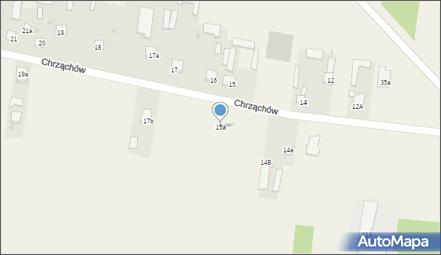 Chrząchów, Chrząchów, 15a, mapa Chrząchów