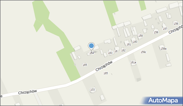 Chrząchów, Chrząchów, 164, mapa Chrząchów