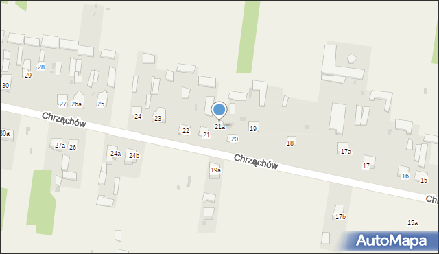 Chrząchów, Chrząchów, 21a, mapa Chrząchów