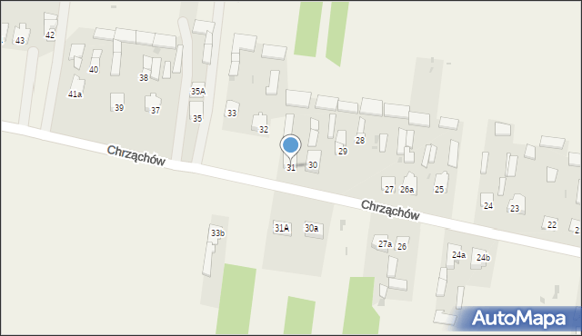 Chrząchów, Chrząchów, 31, mapa Chrząchów