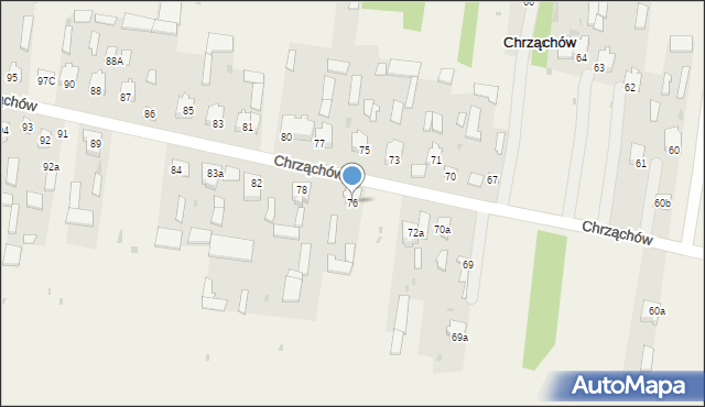 Chrząchów, Chrząchów, 76, mapa Chrząchów