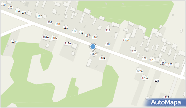 Chrząchówek, Chrząchówek, 116A, mapa Chrząchówek