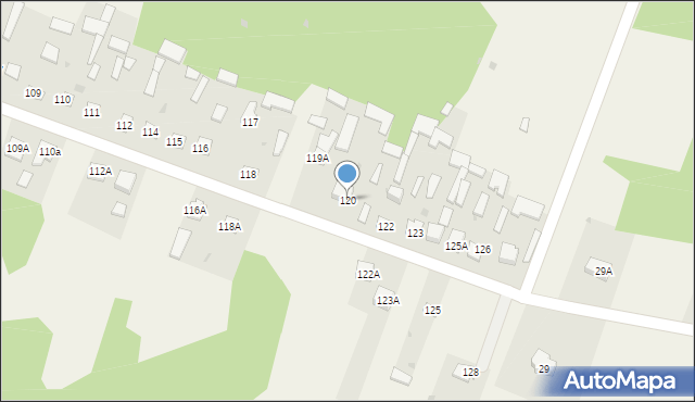 Chrząchówek, Chrząchówek, 120, mapa Chrząchówek