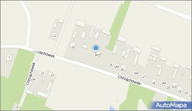 Chrząchówek, Chrząchówek, 14, mapa Chrząchówek