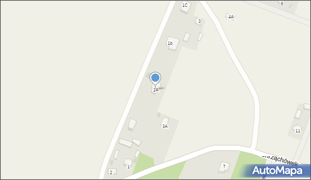 Chrząchówek, Chrząchówek, 1A, mapa Chrząchówek