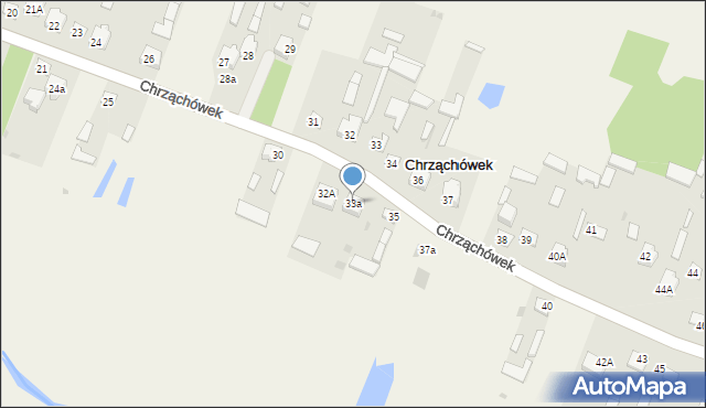 Chrząchówek, Chrząchówek, 33a, mapa Chrząchówek