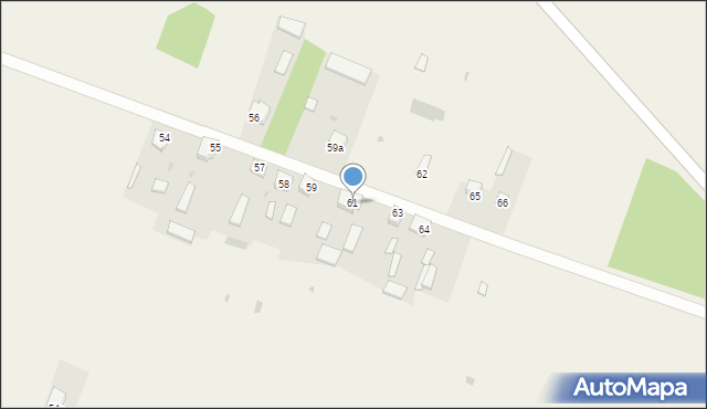 Chrząchówek, Chrząchówek, 61, mapa Chrząchówek