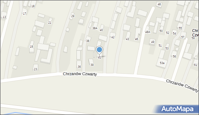 Chrzanów, Chrzanów Czwarty, 41, mapa Chrzanów
