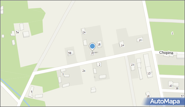 Chrzanów Duży, Chrzanów Duży, 1C, mapa Chrzanów Duży