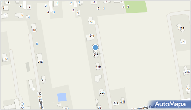 Chrzanów Duży, Chrzanów Duży, 24F, mapa Chrzanów Duży