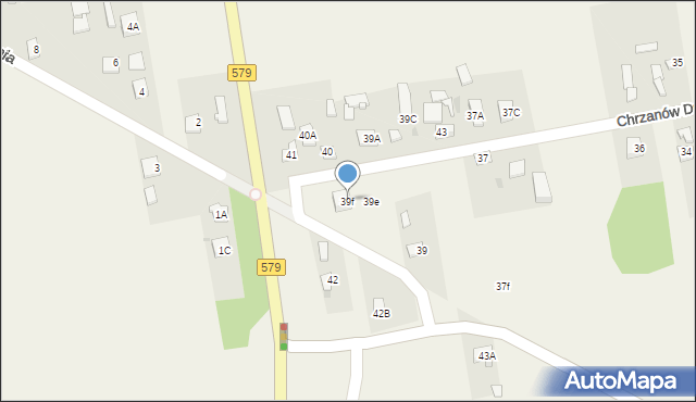 Chrzanów Duży, Chrzanów Duży, 39f, mapa Chrzanów Duży