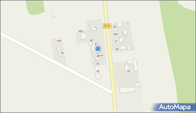 Chrzanów Duży, Chrzanów Duży, 45, mapa Chrzanów Duży