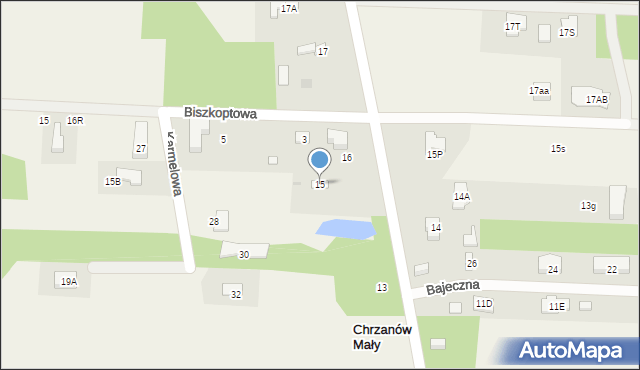 Chrzanów Mały, Chrzanów Mały, 15, mapa Chrzanów Mały
