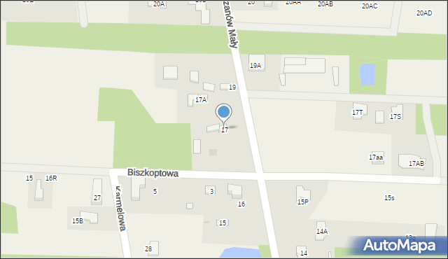 Chrzanów Mały, Chrzanów Mały, 17, mapa Chrzanów Mały