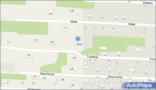 Chrzanów Mały, Chrzanów Mały, 17PA, mapa Chrzanów Mały