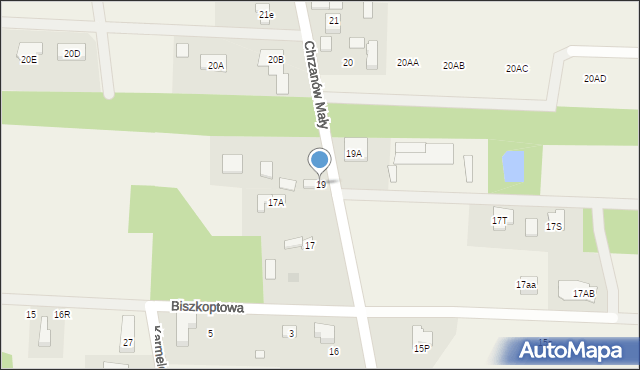 Chrzanów Mały, Chrzanów Mały, 19, mapa Chrzanów Mały