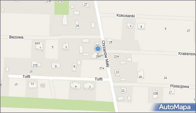 Chrzanów Mały, Chrzanów Mały, 24A, mapa Chrzanów Mały