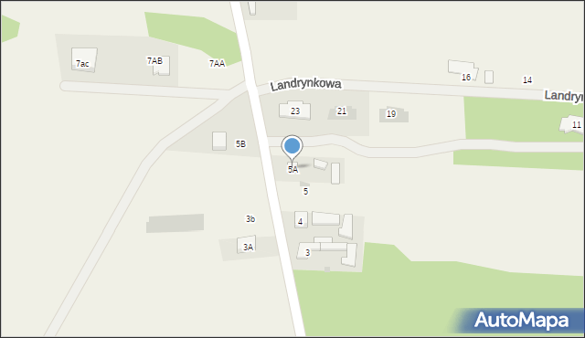 Chrzanów Mały, Chrzanów Mały, 5A, mapa Chrzanów Mały