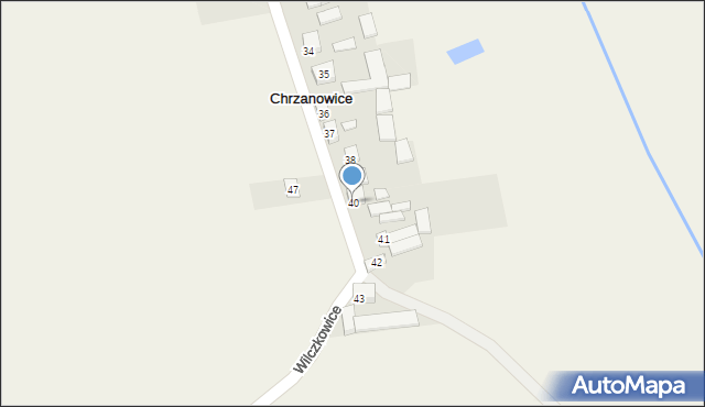 Chrzanowice, Chrzanowice, 40, mapa Chrzanowice