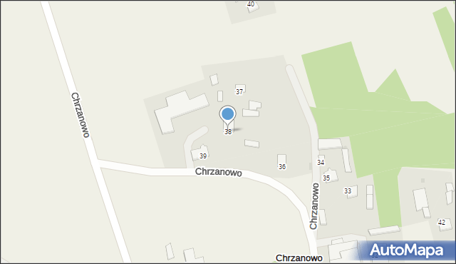 Chrzanowo, Chrzanowo, 38, mapa Chrzanowo