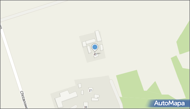 Chrzanowo, Chrzanowo, 40, mapa Chrzanowo