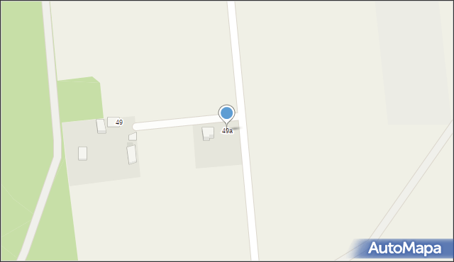 Chrzanowo, Chrzanowo, 49a, mapa Chrzanowo